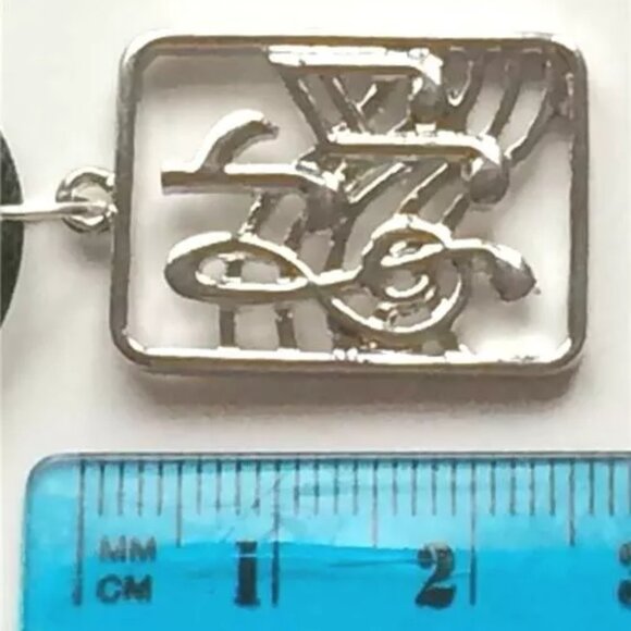 Music Clef Note Necklace Band Singer Musician Teacher Gift Silver Plated 18" - Picture 9 of 10